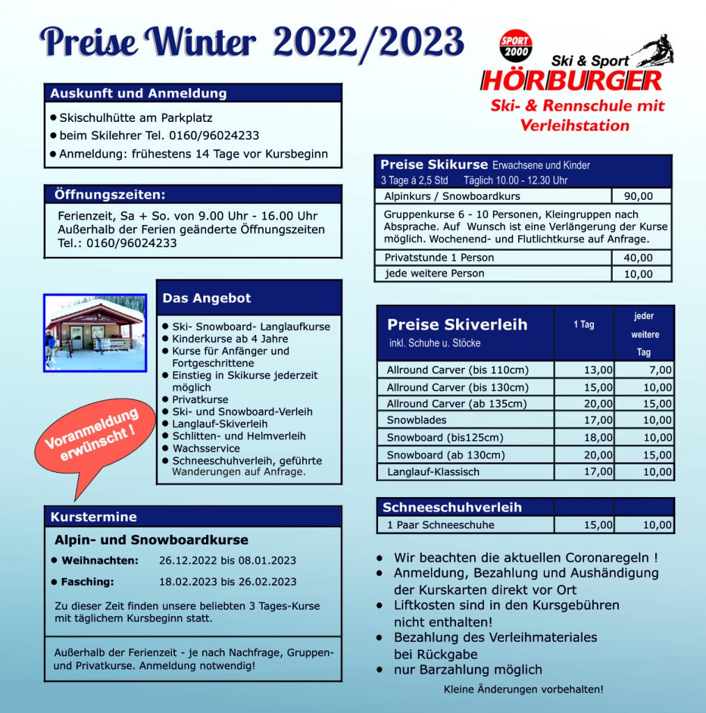 Skischule_Preise 2022_23